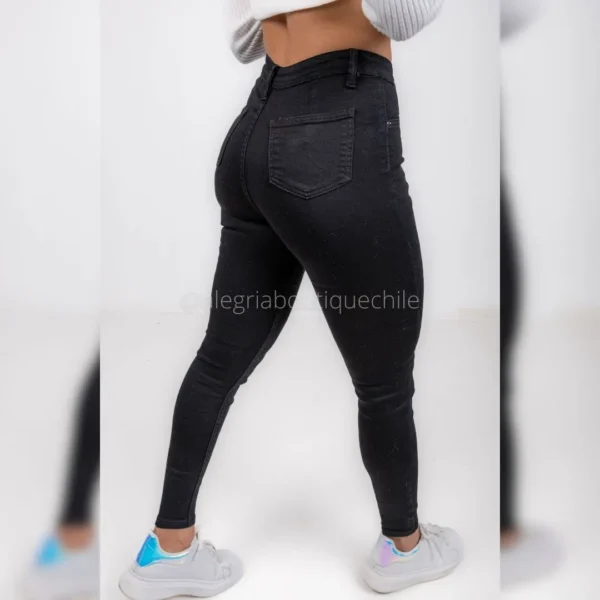 Skinny Jeans Negro Push up Pantalon Apitillado Mezclilla Elasticado