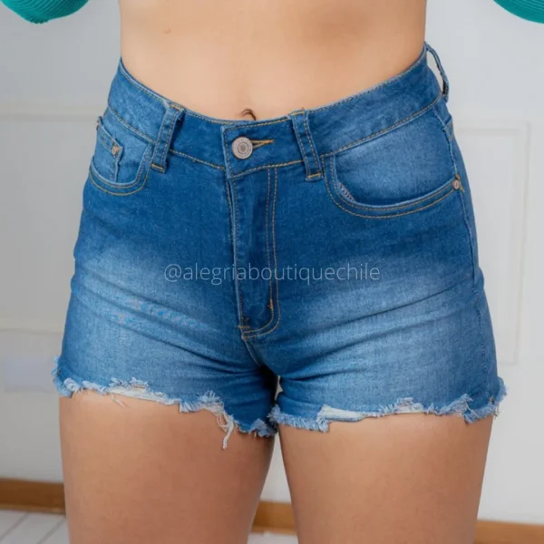 Short pantalon corto jeans azul alegria boutique